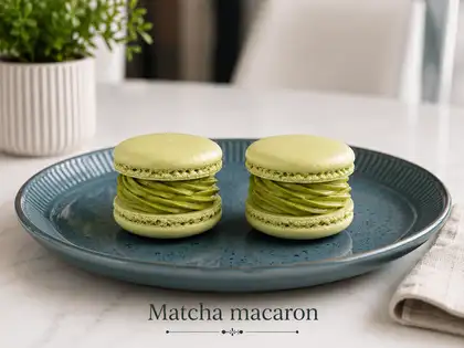     Matcha macaron
